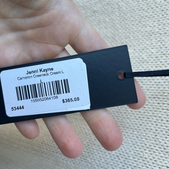 Jenni Kayne Cameron Crewneck in Cream size large NWT - Picture 7 of 9